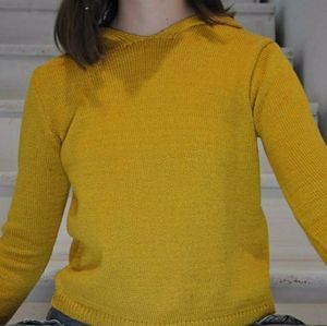 Mustard yellow sweater